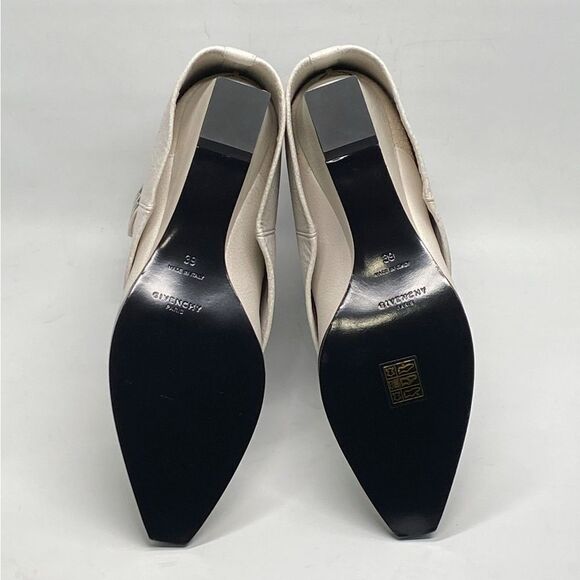 Givenchy Shark Lock Cowboy Ankle Boots In Aged Leather size 39 - Picture 14 of 15